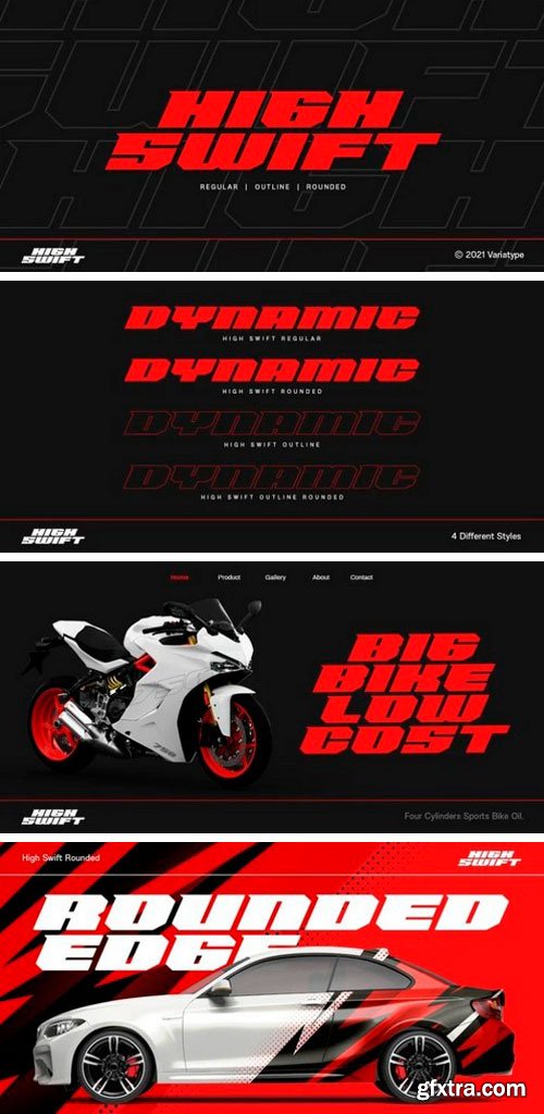 High Swift Display Font