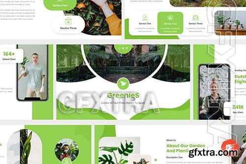 Greenies - Garden Powerpoint Presentation Template 7YQ9L6L