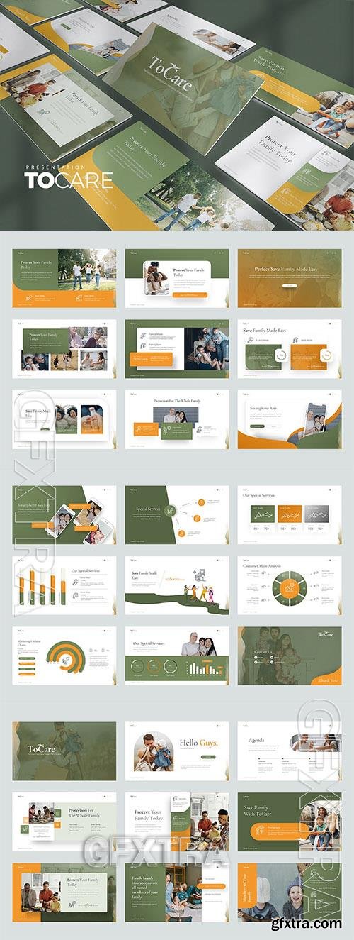 ToCare Powerpoint, Keynote and Google Slides Template