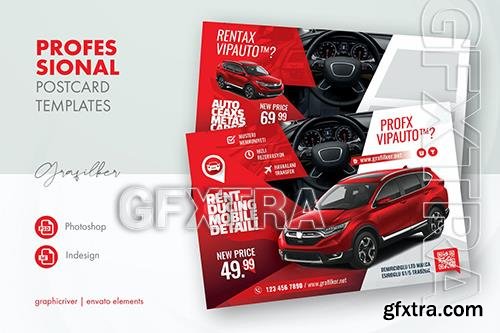 Rent A Car Postcard Templates 78KY66V