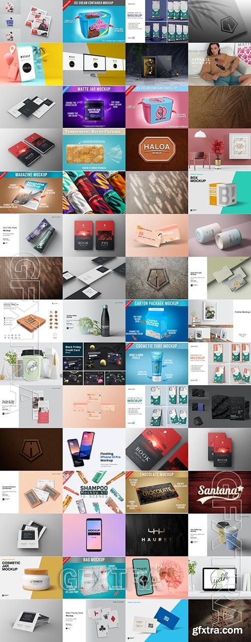 60 Different Mock-ups Bundle 2 60 Different Mock-ups Bundle 2