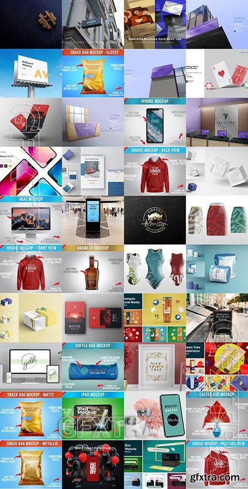 40 Different Mock-ups Bundle