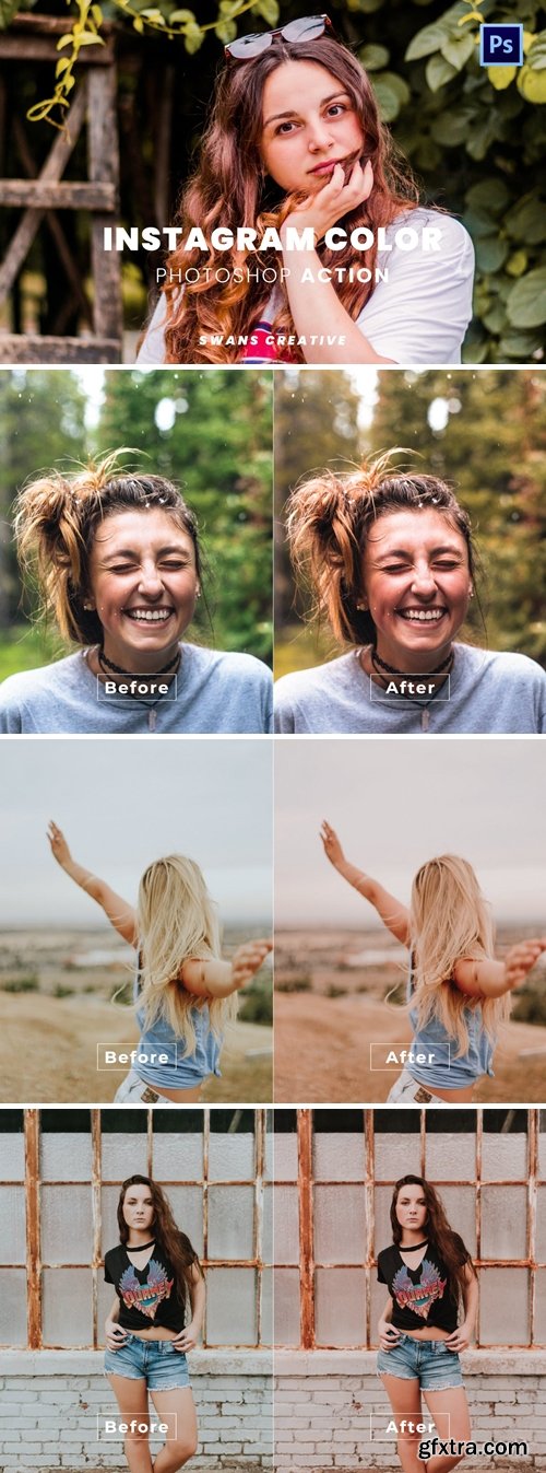 Instagram Color Photoshop Action