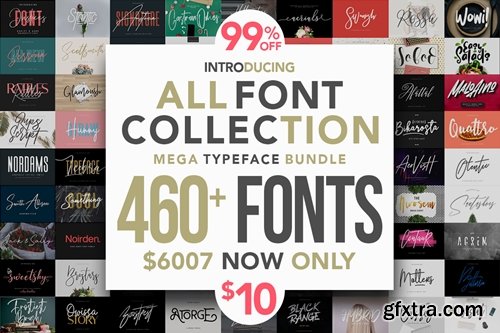 All Fonts Collection - Mega Typeface Bundle