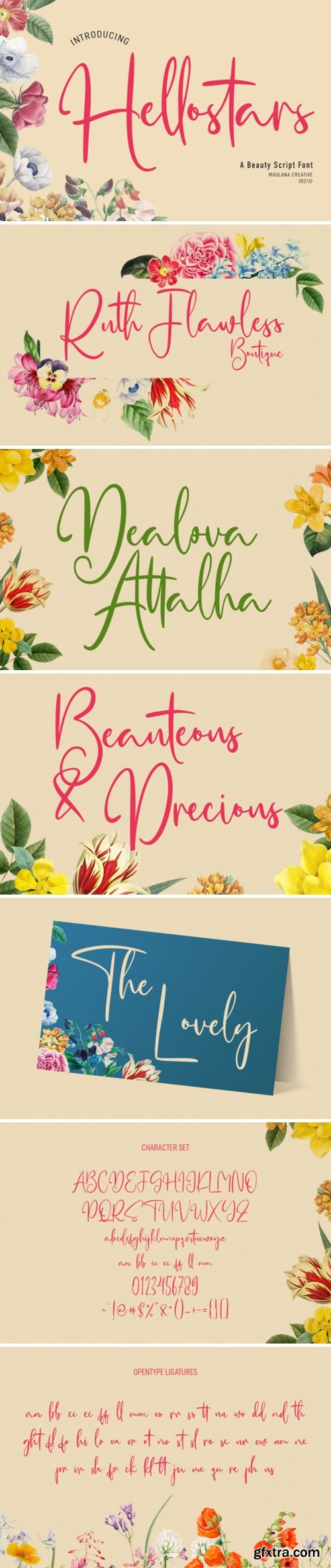 Hellostars Script Font