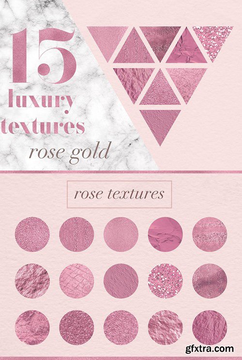Rose Gold Textured Backgrounds