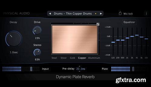 Physical Audio Dynamic Plate Reverb v3.1.9