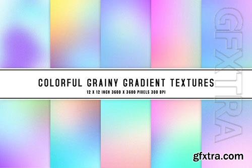 Colorful Grainy Gradient Textures