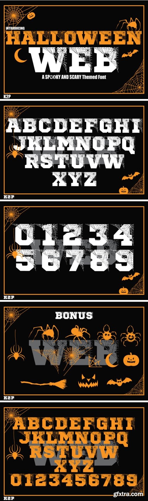 Halloween Spider Web Font