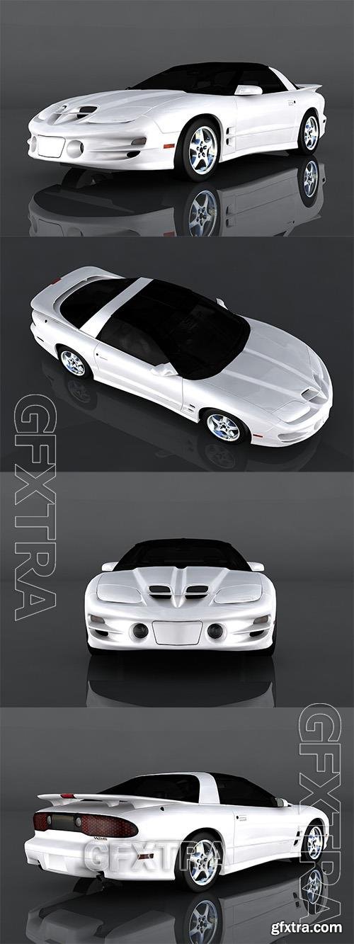 2002 Pontiac Firebird Trans Am 3d model Model o175650