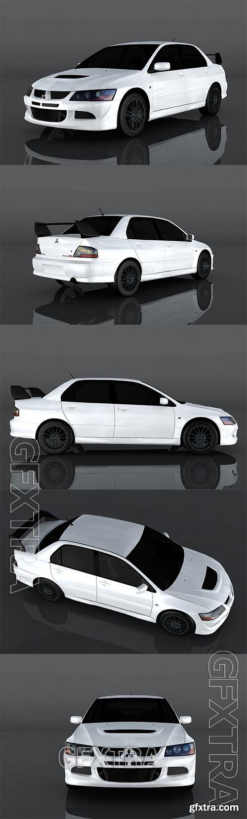 2004 Mitsubishi Lancer Evolution VIII 3d model Model o175677 2004 Mitsubishi Lancer Evolution VIII 3d model Model o175677