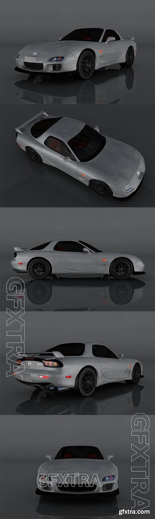 2002 Mazda RX-7 Spirit 3d model Model o175648 2002 Mazda RX-7 Spirit 3d model Model o175648
