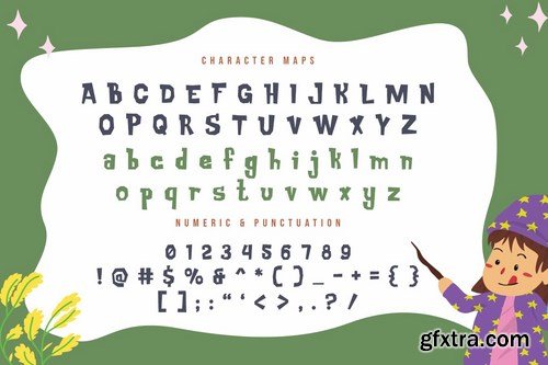 Log Wizard - kids font