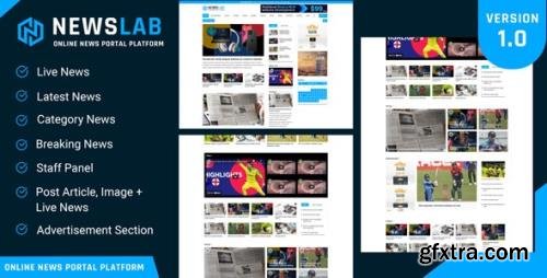CodeCanyon - NewsLab v1.0 - Online Newspaper And Magazine Platform - 33858214 - NULLED