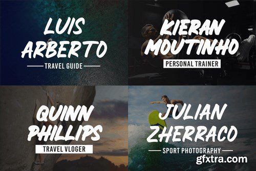 RockSlide - Stylish Brush Typeface Font