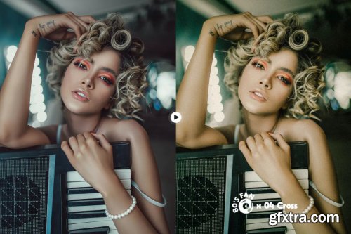 CreativeMarket - 1980's Fan Lightroom Presets 6454395