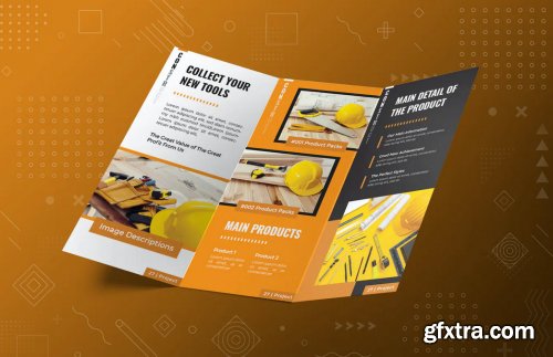 Working Tool For Safety Trifold Brochure
