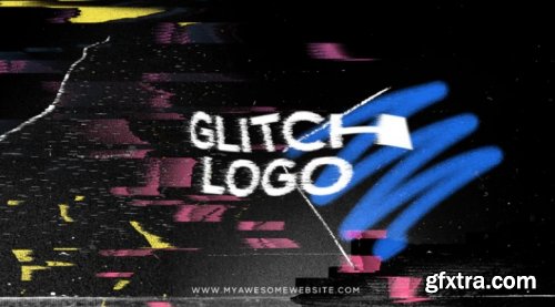 Glitch Distortion Logo Intro 953596
