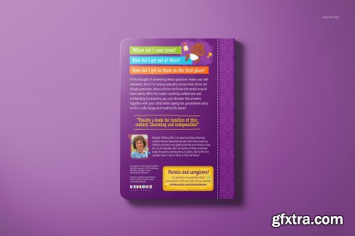 CreativeMarket - Board Book Mockup Set 6425964