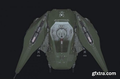 Military Concept Drone 3D Model