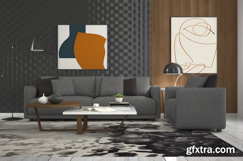 Living Room Mockup [Vol3]