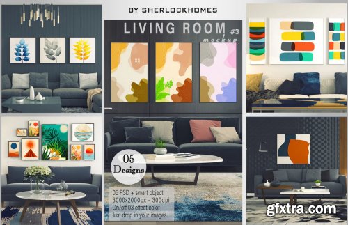 Living Room Mockup [Vol3]