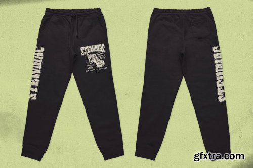 CreativeMarket - Sweatpants Merch Mockup 6365147