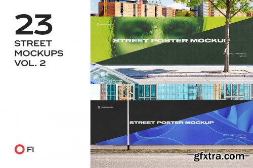 CreativeMarket - Street mockup template bundle vol.2 6524058