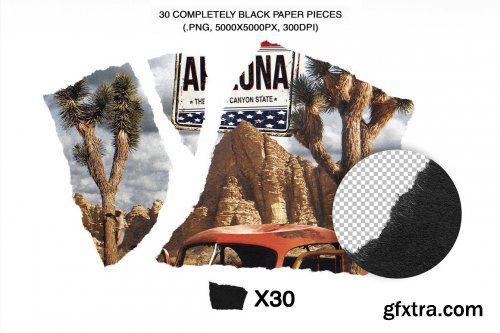 CreativeMarket - TORN&RIDDEP PAPER TEXTURE PACK 5810818