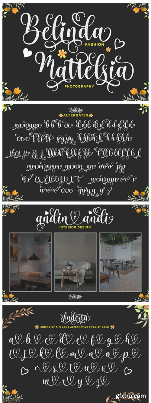 Andesta Font Andesta Font