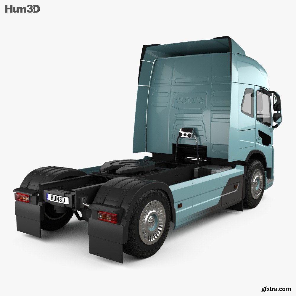 Volvo Electric Tractor Truck 2019 3D model » GFxtra
