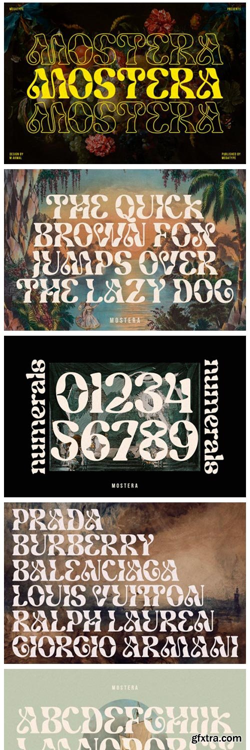 Mostera Font Mostera Font