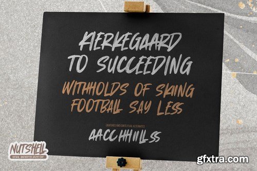 Nutshell - Natural Handwritten Brush Font