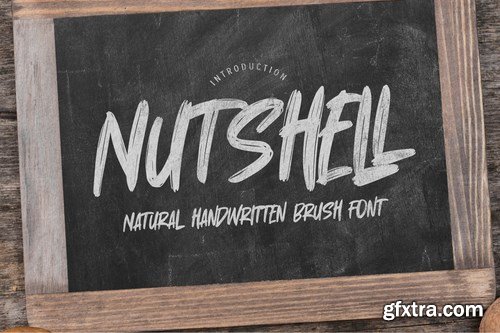 Nutshell - Natural Handwritten Brush Font
