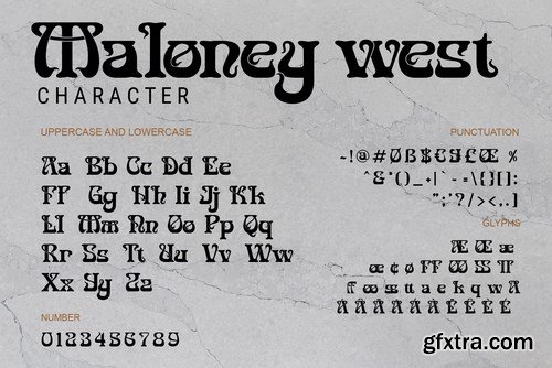 Maloney West Font