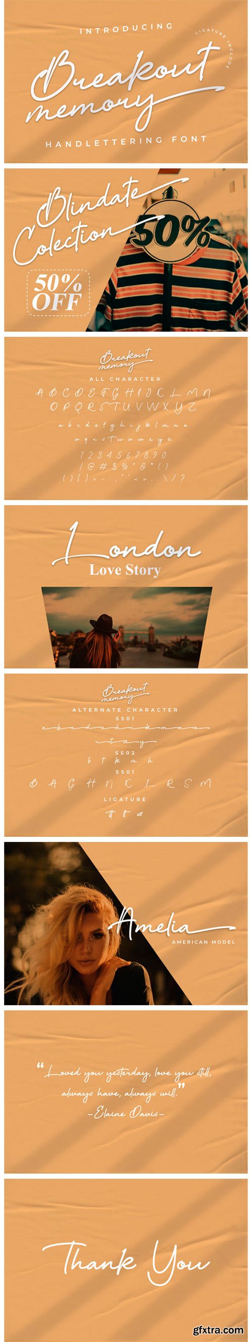 Breakout Memory Font