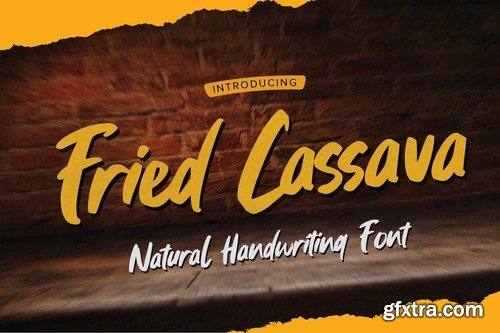 Fried Cassava - Natural Handwritten Font