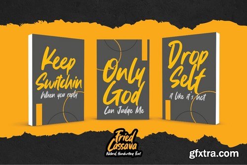 Fried Cassava - Natural Handwritten Font