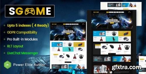 ThemeForest - SGame v1.0.3 - Responsive Accessories Store OpenCart Theme (Include 3 mobile layouts) - 25820374
