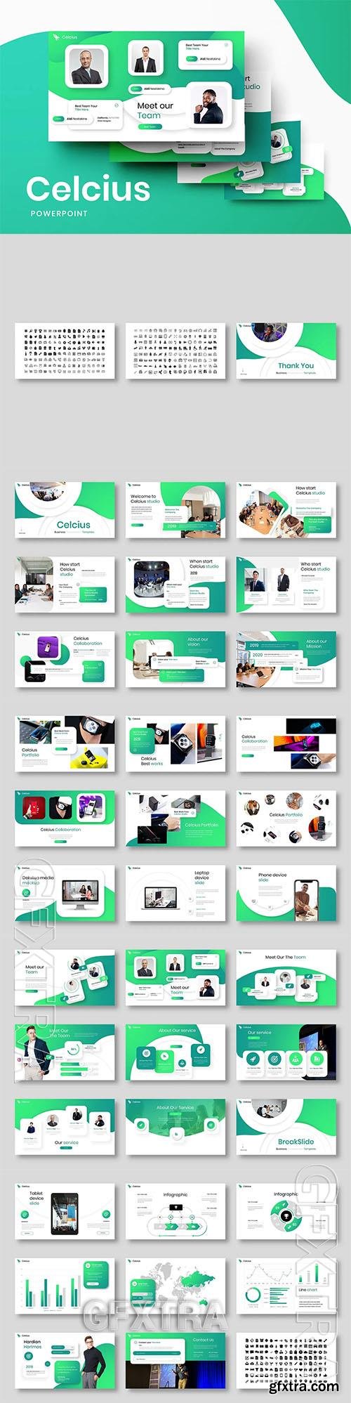 Celcius – Business Powerpoint, Keynote and Google Slides Template