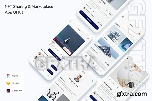 NFT Sharing & Marketplace App UI Kit QPV39EM