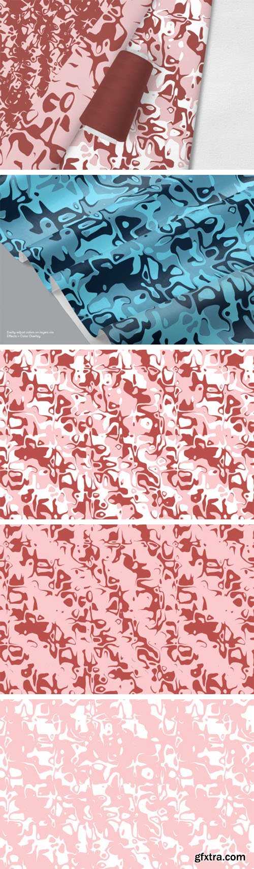 Abstract Organic Patterns PSD Template