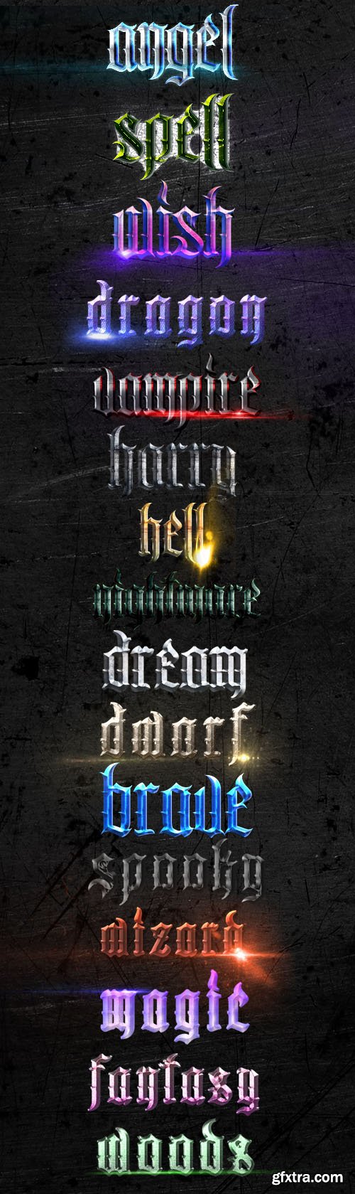 16 Magic Photoshop Styles 16 Magic Photoshop Styles