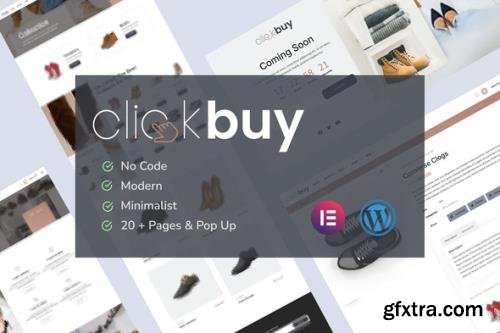 ThemeForest - Clickbuy v1.0.0 - Shoe Store WooCommerce Elementor Template Kit - 34070865