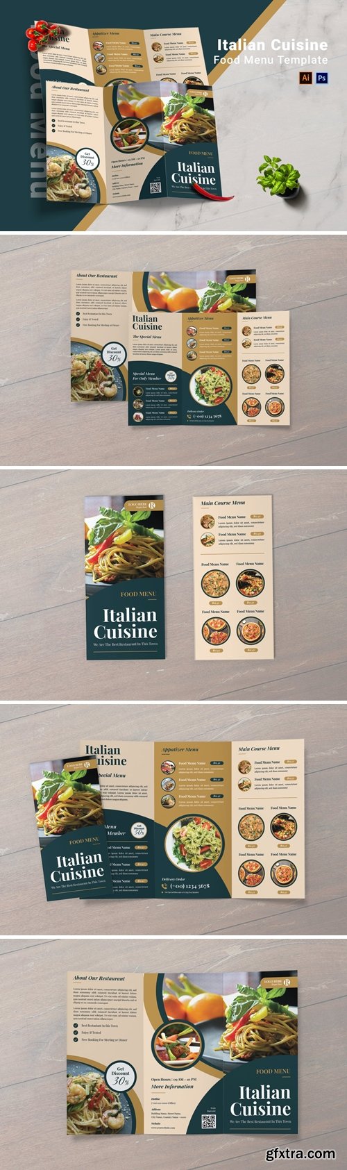 Italian Cuisine Food Menu