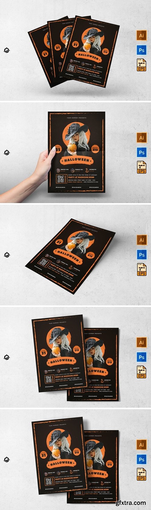 Halloween Event Party Flyer Template