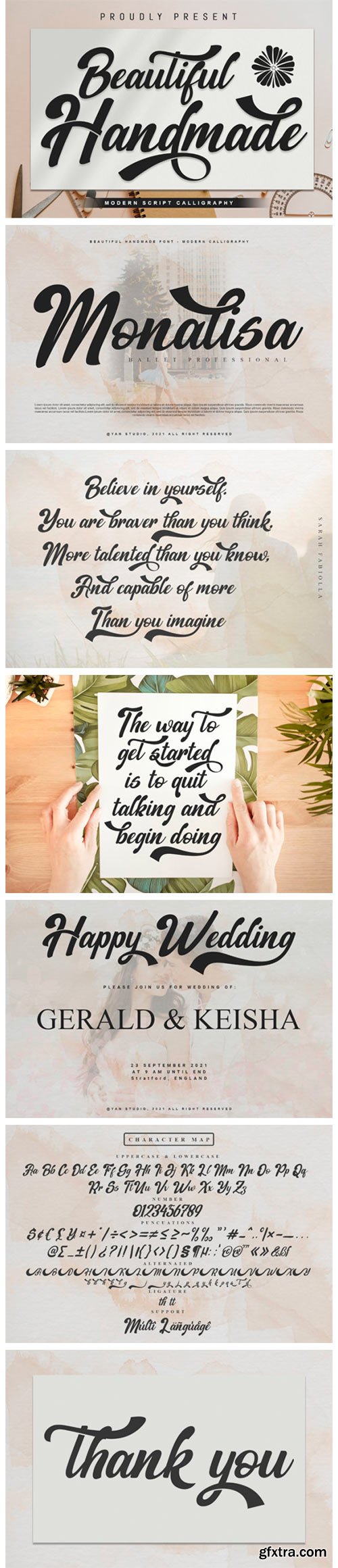 Beautiful Handmade Font