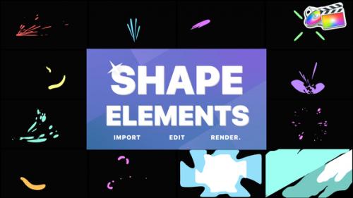 Videohive - Shapes Elements | FCPX - 34130604 - 34130604