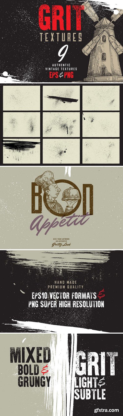 Authentic Grit Textures