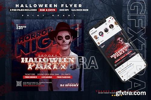 Halloween Flyer | Horror Night THKFJXG
